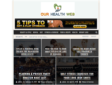 Tablet Screenshot of ourhealthweb.com